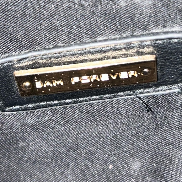 BAM FOREVER Gold & Red Boombox Handbag Purse w detachable strap - Picture 4 of 8